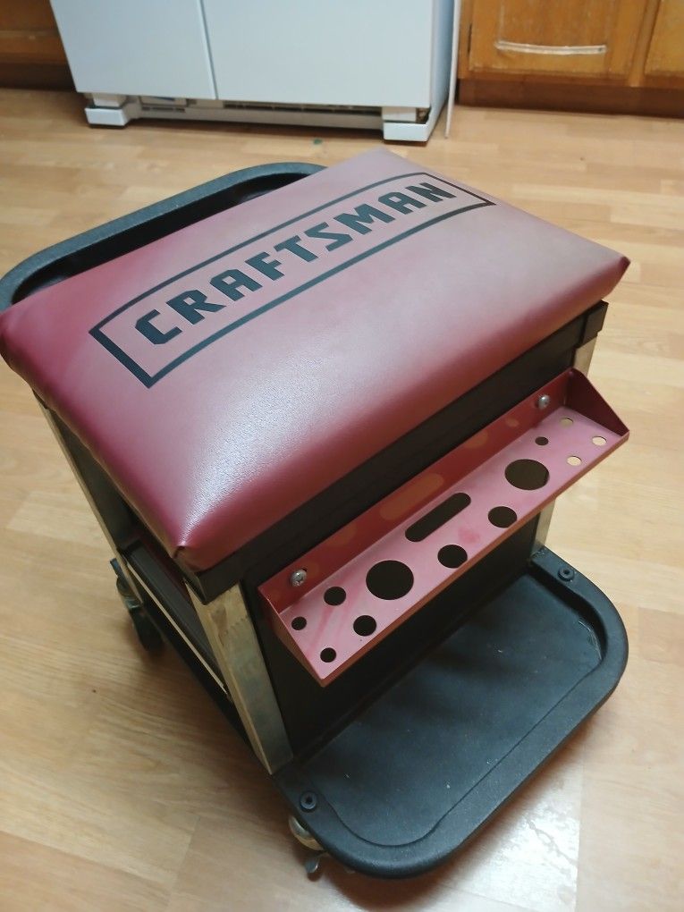 Craftsman Garage Glider Rolling Tool Chest Seat