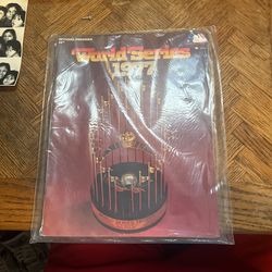 World Series 1977 Book