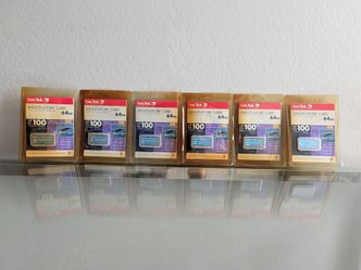 Bundle of SanDisk Shoot & Store 64MB Memory Stick PRO