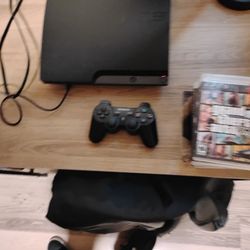 PlayStation 3 With Game And Movie And Music 