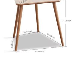 New Mid Century End Table Solid Oak $75 Each I Have 2 Available 