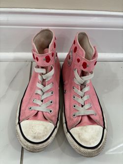 Converse Chuck Taylor High Top Pink Rose Sneakers