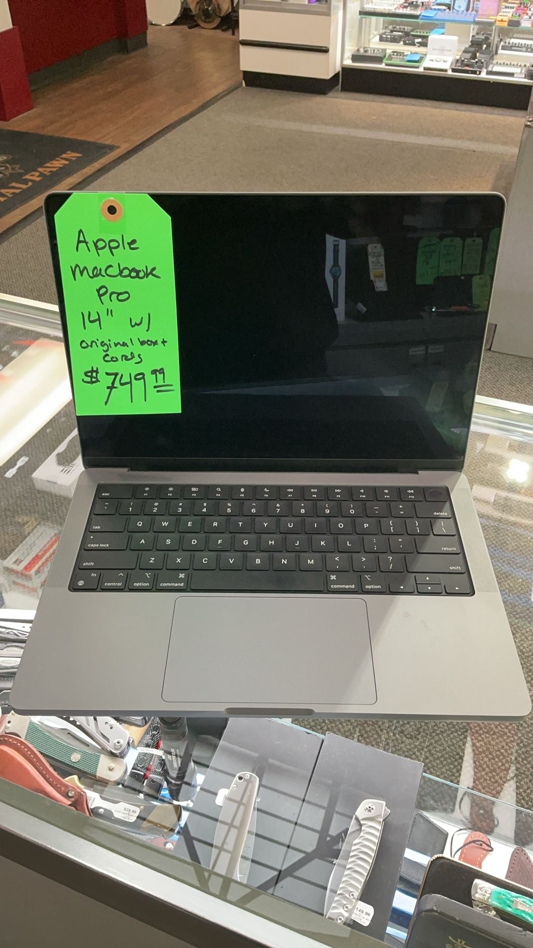 Apple MacBook Pro 14 inch with original box and chords reset and ready to go