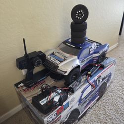 Rc Race Truck With Tons Of Upgrades And Extras