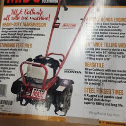 HONDA  TILLER. NEW  IN BOX 