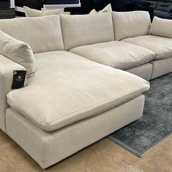 Custom Cloud Sectional Different Colors Available 