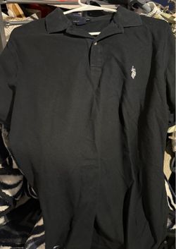 U.S. Polo Assn. Men’s Performance Polo Shirt - Black (Size Large)