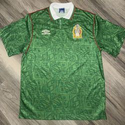 AUTHENTIC ORIGINAL UMBRO Mexico Vintage Jersey Size XL