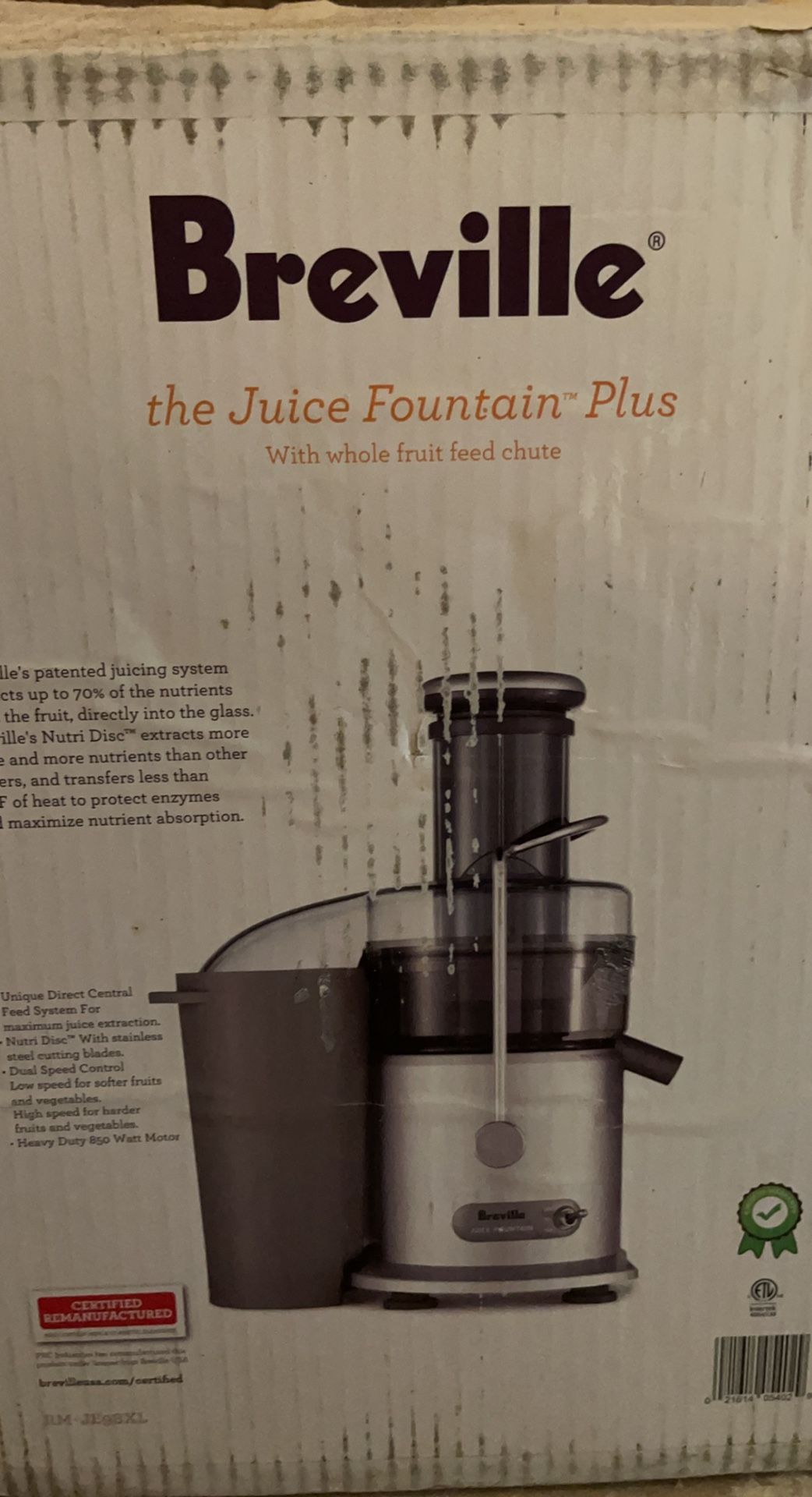 Breville Juice Fountain Plus 