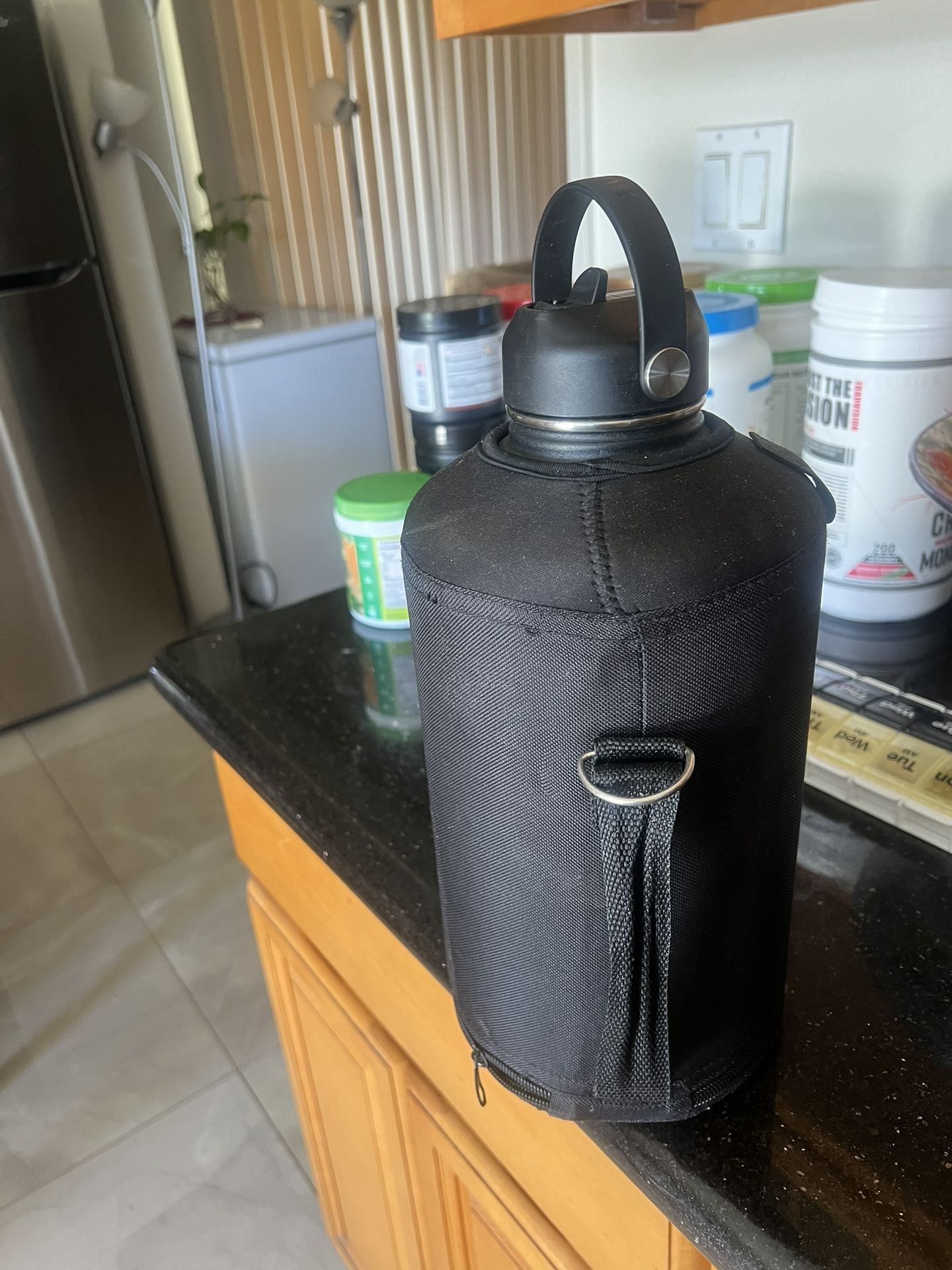 Large Leather water bottle