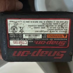 Snap on battery