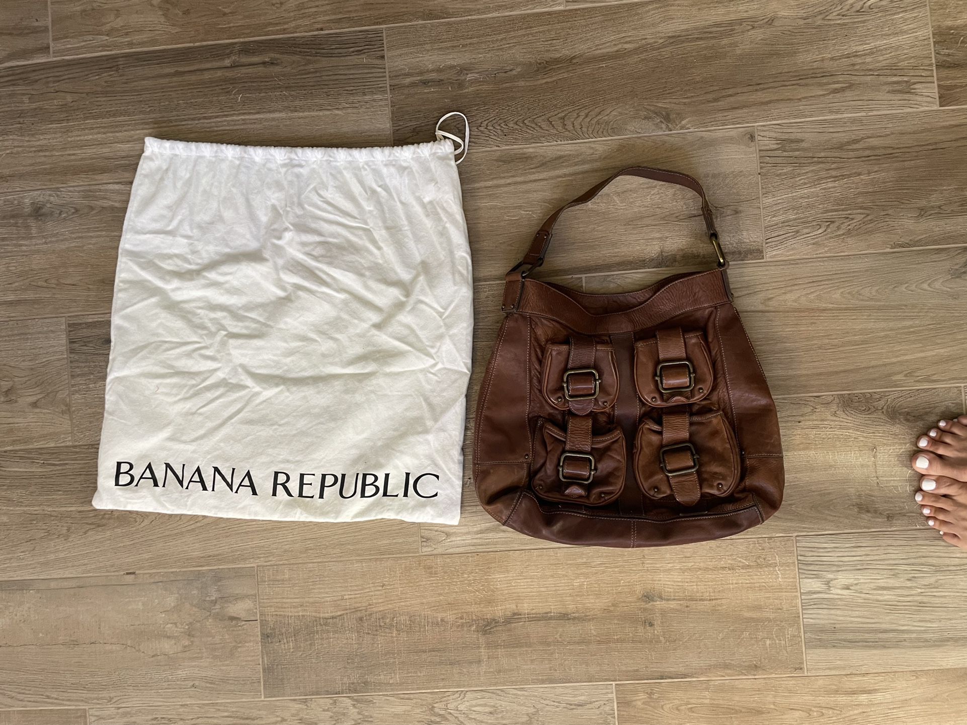 Banana Republic Leather Hobo Bag 