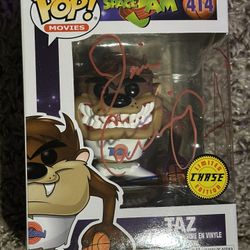 Taz Autographed Signed By Jim Cummings Non Jsa Certified Unfortunately Bought This Off Of Whatnot.