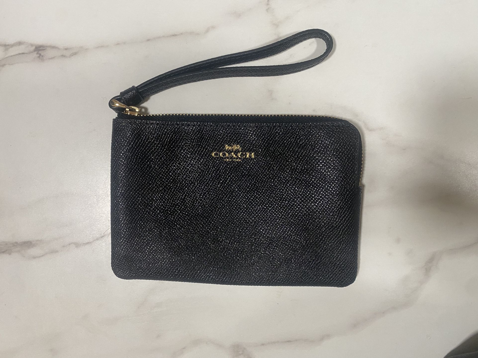 Coach Black Wristlet $25
