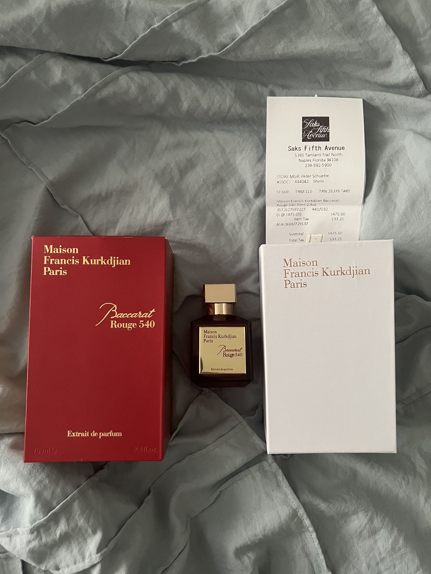 Maison Francis Kurkdjian Baccarat Rouge 540 2.4oz/70ml