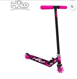 Pink scooter