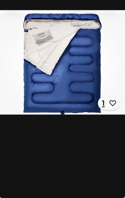 YOTRUTH harmony double sleeping bag W pillows