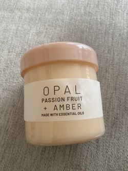 Opal Passion Fruit + Amber Candle - New