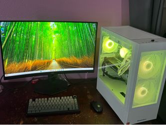 White gaming pc: i7 14700k | 5060 8gb | 32gb ram | 1tb ssd | 650 watt psu