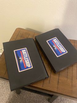 Vintage set of battleship