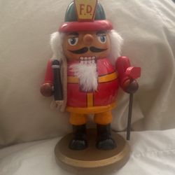 Nut Cracker Figure Wooden Vintage 