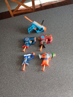 5 Single Shot Nerf Guns☆Collectibles☆