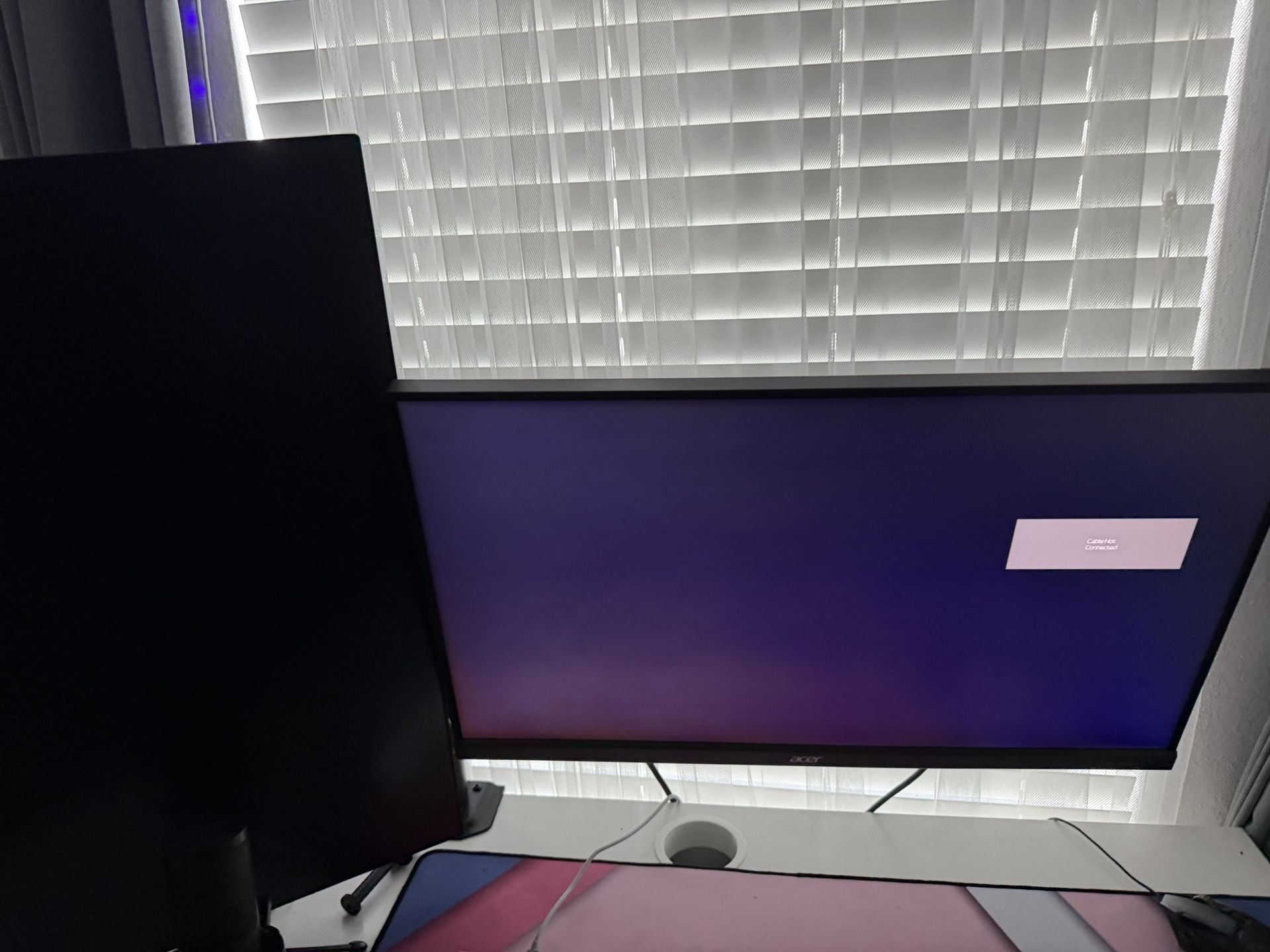 Acer and philips monitor