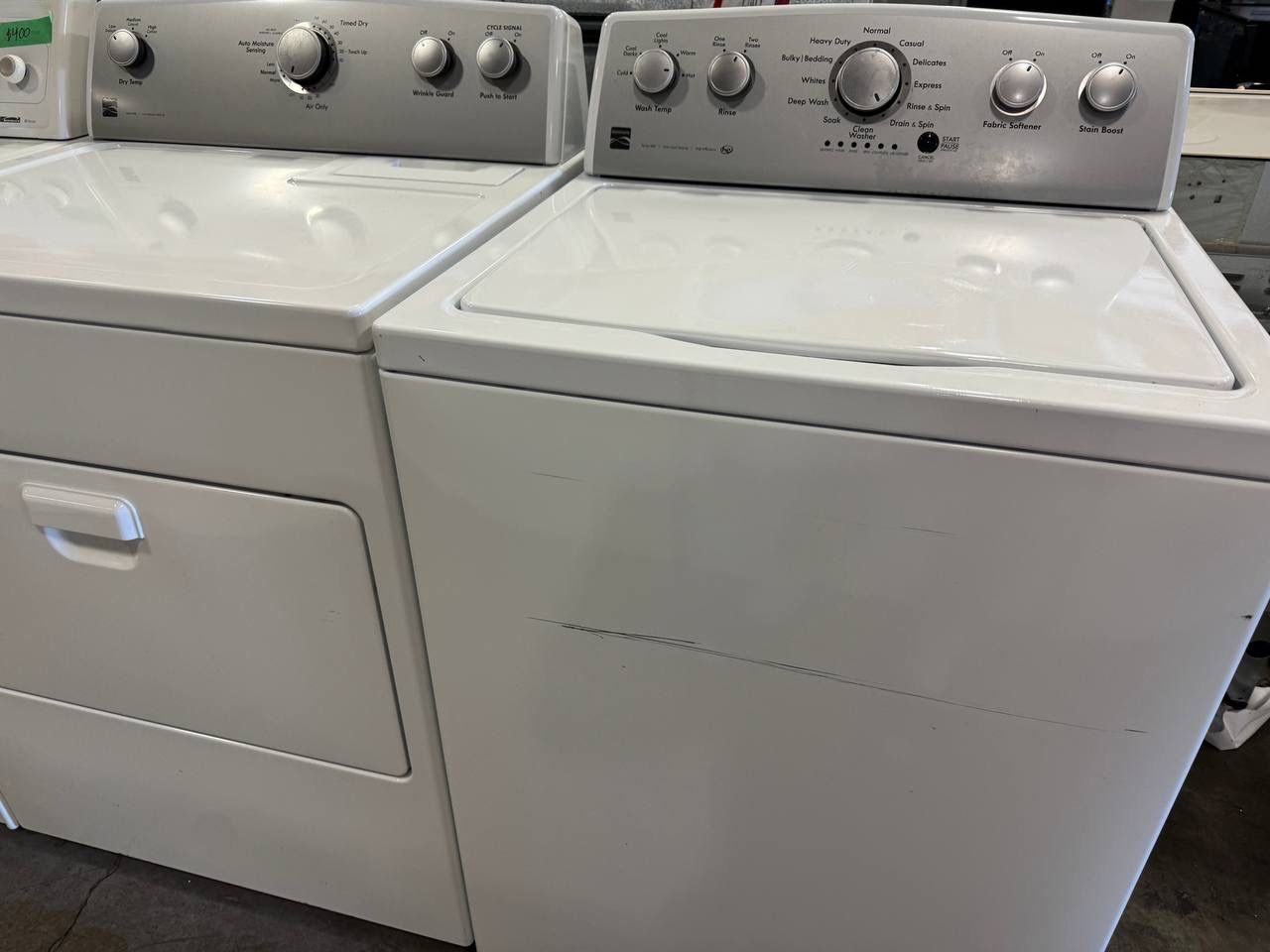 KENMORE  WASHER & DRYER TOP LOAD ELECTRIC SET RELIABLE OLD SCHOOL WARRANTY DELIVERY