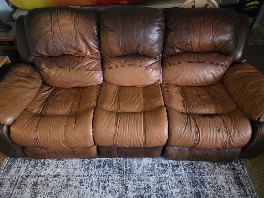 Free Leather Recliner