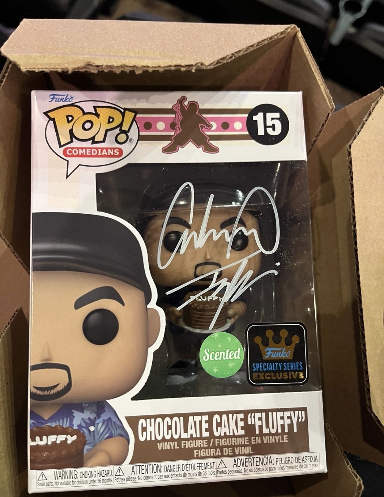 Gabriel Iglesias Chocolate Cake Signed Specialty Series Funko Pop