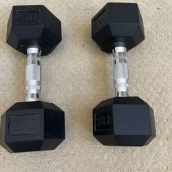 20 Lbs Dumbbells set of 2