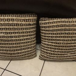 Cushion Ashley Sofa - Bed Large Size Weaved Pattern Cushions