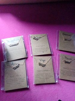 Horoscope necklace