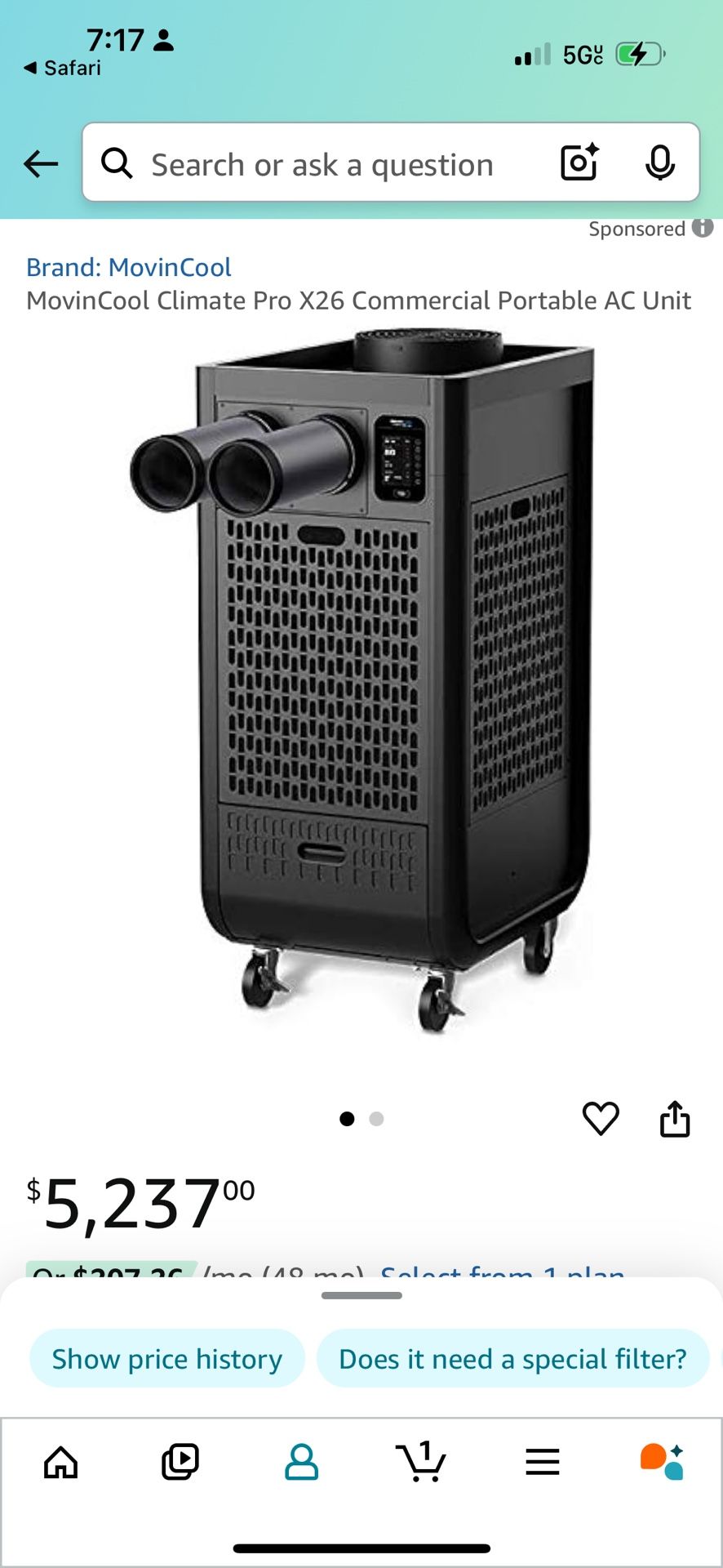 MovinCool Climate Pro X26 Commercial Portable AC Unit