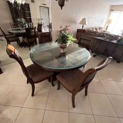 Ashley table with 4 or 6 chairs