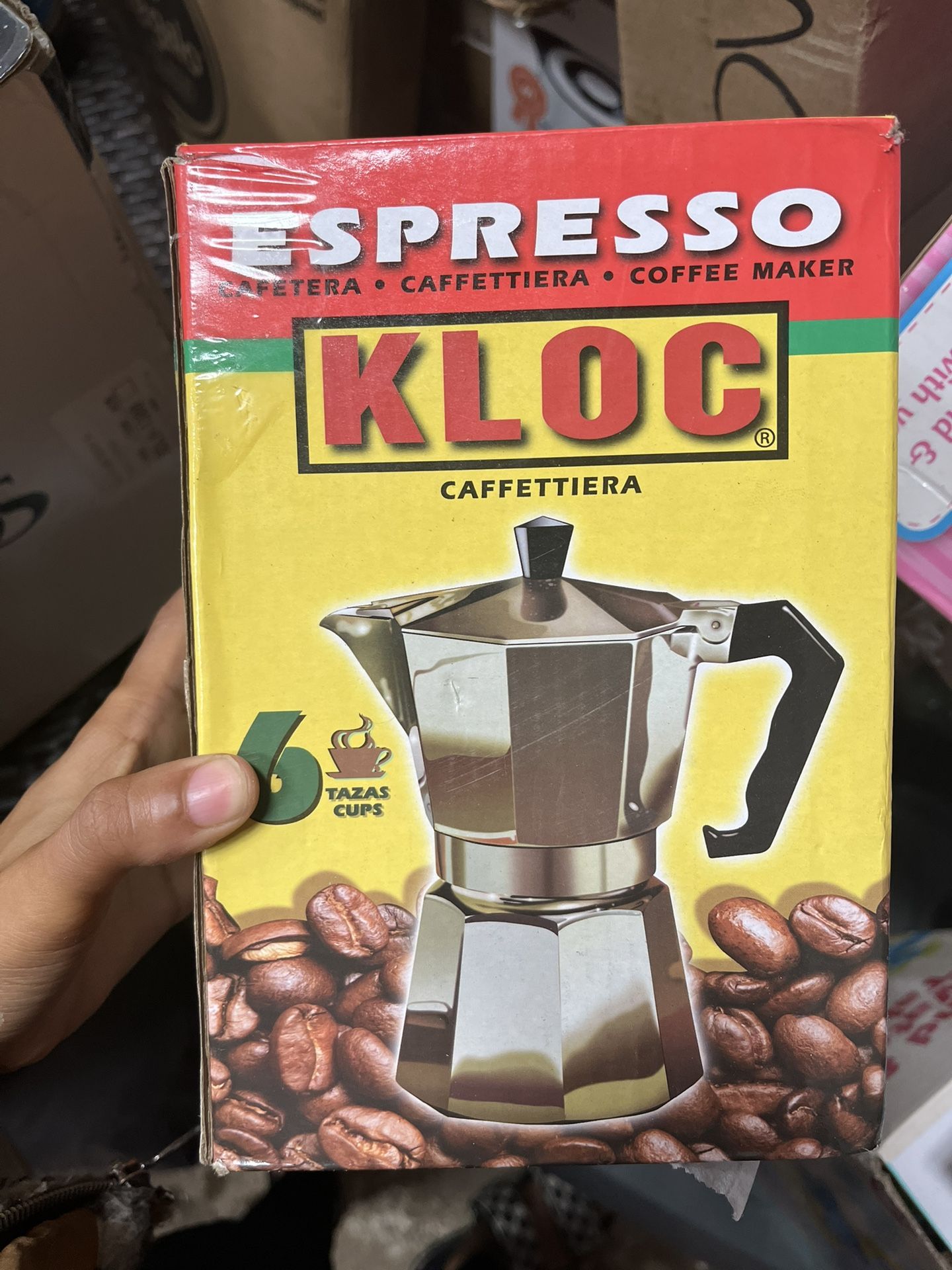 Kloc 6 Cup Espresso Maker