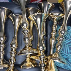 Gold Centerpiece Stands