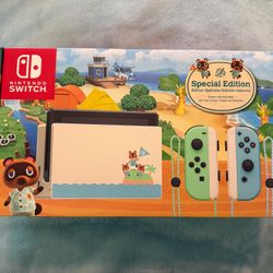 Brand New Switch Animal Crossing Edition Console