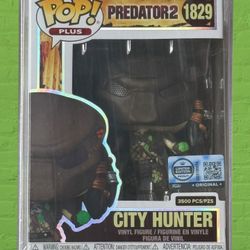 Funko Pop! PLUS Predator 2 City Hunter #1829 LE 3500 Exclusive