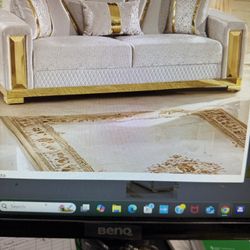 Sofa & Love Seat On Sale( Available In Black Color) 