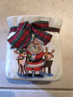 Christmas Vase Please Check My Other Listings 