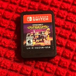 Nintendo Switch. Minecraft Dungeons Ultimate Edition. Nintendo Switch Games.