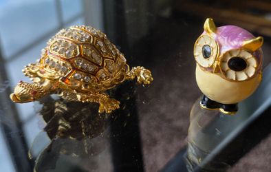 Decorated Animal Containers
