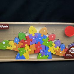 Dinosaur A-Z double-sided puzzle