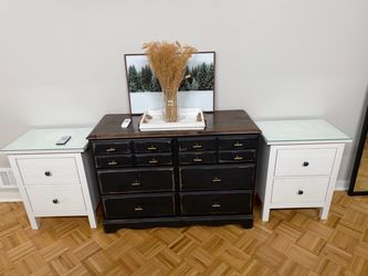 Console table and two side tables