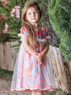 Girls dress made in Turkey size 2-3,3-4,4-5, 5-6 years