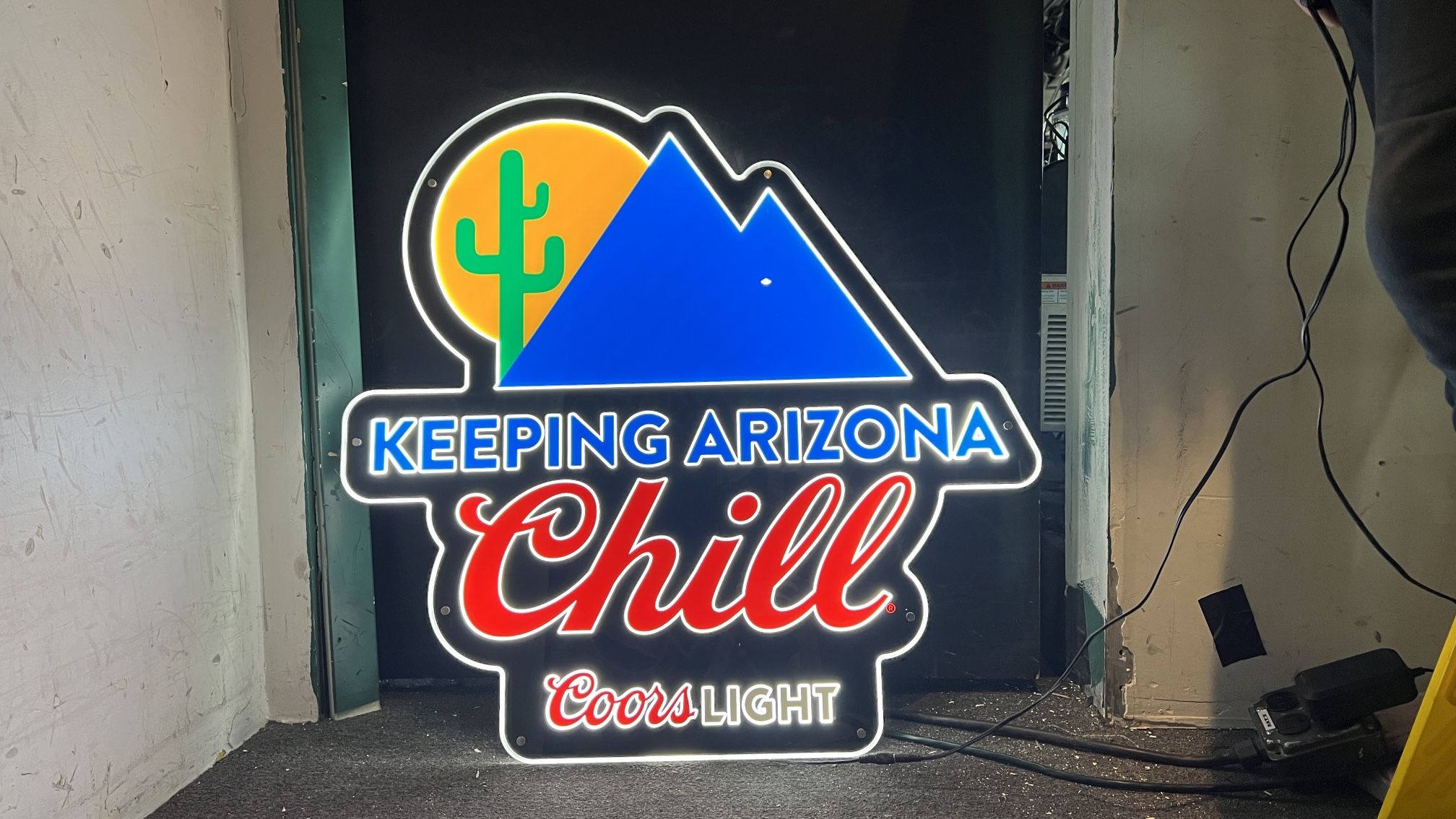 Coors Light “Keeping Arizona Chill” LED Neon Sign - Light Up Your Space!