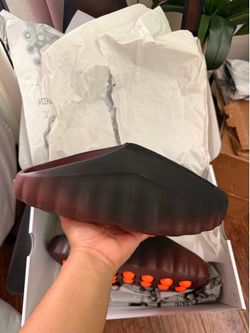 Nike Mind 001 Flyknit Slide Bronze Eclipse Total Orange