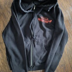 Dethklok Metalocalypse Zip Up Hoodie Men's Size Small