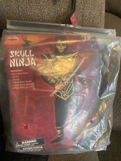 Fun World Skull Ninja Kids Costume